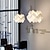 billiga Belysning för köksön-led taklampa 40/60 cm 3 ljus färg modern nordisk taklampa sovrum dekorativ belysning sänglampa hängande lampa akryl tak justerbar lång linje industriell pendelbelysning 110-240v