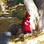 preiswerte Kostüme aus Film und Fernsehen-Rotkäppchen Prinzessin Märchen Mädchen Film Cosplay Kuschelig Rote Halloween Kindertag Handschuhe Umhang Ohrringe