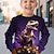 ieftine Hanorace-Sf. Patrick Băieți 3D Dinozaur Hanorca Pullover Manșon Lung Tipărire 3D Primăvară Toamnă Modă Șic Stradă Misto Poliester Copii 3-12 ani Stil Nautic În aer liber Casual Zilnic Fit regulat