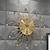 お買い得  金属壁の装飾-大きな壁時計花柄金属装飾サイレント非カチカチ大きな時計モダンな家の装飾リビングルームベッドルームダイニングルームオフィス