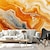 preiswerte Zusammenfassung &amp; Marmor Wallpaper-Coole Tapeten, orangefarbene Marmor-Tapete, abstrakte Aufkleber, abziehen und aufkleben, abnehmbares PVC/Vinyl-Material, selbstklebend/Klebstoff erforderlich, Wanddekoration für Wohnzimmer, Küche,
