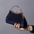 cheap Clutches &amp; Evening Bags-Women&#039;s Clutch Evening Bag Polyester Valentine&#039;s Day Bridal Shower Wedding Party Rhinestone Multi Carry Solid Color Dark Blue Apricot