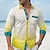 billiga Hawaiiskjorta för män-blommig färggradient casual herrresort hawaiiansk 3d-tryckt skjorta med kortärmad kortärmad sommarskjorta semester dagligt slitage s till 3xl