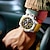 billige Kvartsure-onola herre quartz ur sport mode afslappet armbåndsur lysende kalender vandtæt dekoration silikone ur