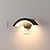 Недорогие Уличные светильники-светодиодные уличные настенные светильники настенные светильники для внутреннего освещения датчик движения 2 цвета света для уличных магазинов/кафе алюминиевый настенный светильник IP65