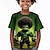 preiswerte 3D-T-Shirts für Jungen-Jungen 3D Graphic T-Shirt Hemd Kurzarm 3D-Druck Sommer Aktiv Sport Modisch Polyester kinderkleidung 3-12 Jahre Rundhalsausschnitt Outdoor Casual Täglich Regular Fit