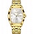お買い得  クォーツ腕時計-OLEVS 男性 クォーツ ファッション ビジネス 腕時計 光る カレンダー 日付 週 防水 鋼 腕時計