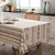 preiswerte Tischdecken-1 rechteckige Tischdecke im Boho-Stil mit Quasten – wasser- und ölbeständige Heimdekoration
