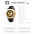 זול שעוני קוורץ-שעון עצר אופנה skmei date שעוני קוורץ גברים מזדמנים רצועת עור אמיתי שעוני יד עמיד למים קלקוק זכר