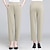 cheap Women&#039;s Dress Pants-Women‘s Dress Work Pants Wine Almond Black High Waist Solid Color Buttons Fashion Streetwear Daily Wear Pocket Ankle-Length Comfort Plain M L XL 2XL 3XL