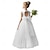 זול שמלות למסיבות-שמלות ילדות פרחים לחתונה סאטן נפוחות טול נסיכות שמלת תחרות לבנות טול קשת טול נשף שמלות נשף לאורחת חתונה