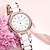 preiswerte Quarz-Uhren-Neue Damenuhren der Marke Seno Tatsuno, dekorative Keramikfliesen, massives Stahlband, Quarzuhren, modische und elegante Damenarmbanduhren