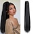 levne Culíky a copy-22palcová drápová spona na prodloužení ohonu 130 g/balení syntetické dlouhé rovné falešné vlasy pro bílé černé ženy prodlužování vlasů vysokoteplotním vláknem