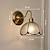 cheap LED Wall Lights-Bronze Wall Sconce with Frosted Glass Shade, Modern Nordic Brass Wall Sconce, Vintage Rustic Art Wall Sconces, Wired Copper Wall Mount Lamp