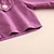 tanie Zestawy-Dla dziewczynek 3D Jednokolorowe Zestaw spódnic Długi rękaw Wiosna Jesień Codzienny Bawełna Poliester Brzdąc 2-6 lata Luźna