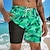 billige Surf shorts-shark marine life herreresort 3d printede boardshorts badeshorts badebukser lommesnøre med meshforing komfort åndbar kort aloha hawaiiansk stil feriestrand s til 3xl