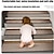 abordables alfombras para peldaños de escaleras-Alfombras para escaleras, alfombra antideslizante geométrica, alfombra de seguridad antideslizante, corredor interior antideslizante para niños, ancianos y mascotas