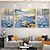 billiga Berömda målningar-duk oljemålning handmålade claude monet liljor impressionistiska väggbilder konst stort rum heminredning (ingen ram)