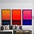 cheap Abstract Paintings-Hand painted Mark Rothko Canvas Art Reproduction Rothko wall art Abstract Canvas Wall Art red and yellow Mix Abstract Painting Minimalism art Painting Home Decor Stretched Frame Ready to Hang