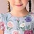 olcso Ruhák-Girls &#039; 3D Virágos Hercegnő Ruha Rózsaszín Rövid ujjú 3D nyomtatás Nyár Napi Szabadság Alkalmi gyönyörű Gyerekek 3-12 év hétköznapi ruha Kűrruha Térd feletti Poliészter Normál