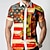 billiga Hawaiiskjorta för män-groda nationalflagga tropisk resort för män hawaiian 3d-tryckt skjorta med kort ärm sommar strandskjorta semester dagligt slitage s till 3xl