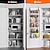 cheap Kitchen Storage-Larger Over the Door Pantry Organizer, D8.0W18.15H53.7inch Metal Over the Door Organizer, 6-Tier Pantry Door Organizer for Easy Install, 60 LBS Load Over the Door Storage, White