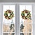 olcso Műnövények-tavaszi koszorúk a bejárati ajtóhoz nyári dekoráció fogas őszi füzér hálafüzér szimuláció növényajtó otthoni dekoráció