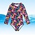 זול בגדי ים-ילדים בנות בגדי ים בָּחוּץ מד משקל בגדי ים 2-12 שנים קיץ צבע1 צבע תמונה 3 צבע תמונה 4