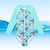 Недорогие Плавательные костюмы-Дети Девочки Купальник на открытом воздухе Весы Купальники 2-12 лет Лето Цвет1 Цвет изображения 3 Цвет изображения 4