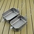 billiga Griller och matlagning utomhus-800/1200 ml (27,05/40,58 oz) matlåda i rent titan, portabel utomhusresande enlagers bentolåda, matsalsbestick