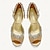 Недорогие Женская свадебная обувь-Жен. Обувь на каблуках Свадебная обувь Кристаллы Платформа На шпильке Открытый мыс Элегантный стиль Сатин Ремешок на щиколотке Черный Белый Светло-коричневый