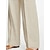 cheap Luxury Linen Pants-40% Linen Men&#039;s Linen Pants Trousers Summer Pants Button Pocket Straight Leg Plain Breathable Comfortable Office / Career Daily Vacation Classic Casual Black White