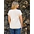 billige Basistopper for damer-damebluse t-skjorte skjøte vanlig daglig t-skjorteerm med rund hals vanlig sommer blå hvit svart rosa khaki