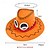 זול אביזרי קוספליי אנימה-כובע קיבל השראה מ One Piece פורטגאס ד &#039;אייס אנימה אביזרי קוספליי כובע בד בגדי ריקוד גברים בגדי ריקוד נשים קוספליי תחפושות הלואין