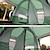 abordables accessoires de pique-nique et de camping-5 personnes Tente Cabine Tente de camping familiale Extérieur Coupe Vent UPF50+ Pluie Etanche Double couche Barre Tente de camping &gt;3000 mm pour Camping / Randonnée / Spéléologie Polyester