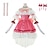 baratos Fantasias Anime-Inspirado por Puella Magi Madoka Magica Kaname Madoka Anime Trajes de cosplay Japanês Carnaval Trajes de cosplay Vestidos Luvas Manga Curta Ocasiões Especiais Para Mulheres Para Meninas