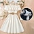Χαμηλού Κόστους Φορέματα-παιδικό κοριτσίστικο μονόχρωμο κοντομάνικο γάμος υπαίθριος casual βολάν μόδα καθημερινό πολυεστερικό casual φόρεμα φόρεμα swing φόρεμα μια γραμμή φόρεμα καλοκαίρι άνοιξη 7-13 ετών με μηχανή φυσαλίδων