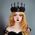 billige Historiske og vintagekostumer-Punk &amp; Gotisk Steampunk Krone Tilbehør Hovedtøj Prinsesse Dronning Dame Blomstret Halloween Fest / aften Hovedtøj