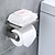 billiga Toalettpappershållare-toalettpappersställ 304 rostfritt stål multifunktionellt förvaringsrullpappersställ för badrum 1st