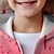 tanie Kurtki i płaszcze-Dla dziewczynek 3D Graficzny Bluza z Kapturem Płaszcz Odzież wierzchnia Długi rękaw Jesień Zima Aktywny Śłodkie Moda miejska Poliester Dzieci 3-12 lat Suwak Ulica Codzienny Regularny