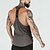 abordables camisetas y tanques activos para hombres-Hombre Camiseta sin mangas Tanque de ejercicios Tanque Camisetas Interiores Escote en U Sin Mangas Deporte Casual Diario Gimnasia Transpirable Suave Plano Negro Blanco Ropa de Deporte Moda Básico