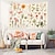 cheap Landscape Tapestry-Fresh Little Flowers Hanging Tapestry Wall Art Large Tapestry Mural Decor Photograph Backdrop Blanket Curtain Home Bedroom Living Room Decoration