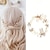 olcso Hajformázási kiegészítők-1db romantikus strasszköves fejpánt elegáns virág levél formájú hajpánt fésűs menyasszonyi haj kiegészítőkkel