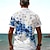 Недорогие Мужская гавайская рубашка-клетчатая мужская курортная гавайская рубашка с 3D принтом на пуговицах и коротким рукавом, летняя пляжная рубашка, повседневная одежда для отпуска, от S до 3XL