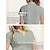 billige Designerkolleksjon-Dame POLO T-skjorte Grønn Kortermet Solbeskyttelse Lettvekt Topper Dame golfantrekk Klær Antrekk Bruk klær