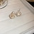 cheap Earrings-Stud Earrings Vintage Style Floral Earrings Jewelry Gold For Wedding Party