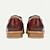 billiga Oxfordskor till herrar-herrskor brun färgglad fyrkantigt mönster läder italiensk fullnarv kohud halkskyddad snörning