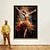 billige Portrætter-original balletdanser håndmalet oliemaleri på lærred stor vægkunst abstrakt kniv tekstureret gril oliemaleri stue vægindretning gave uden ramme