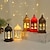 voordelige Decoratieve lichten-Marokkaanse minimalistische Europese stijl retro windlamp kasteel kaarshouder pastorale decoratie rekwisieten vogelkooi kaarshouder ornamenten 1pc