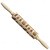 cheap Bakeware-Easter Day Rolling Pin Wooden Carved Cartoon Dough Stick